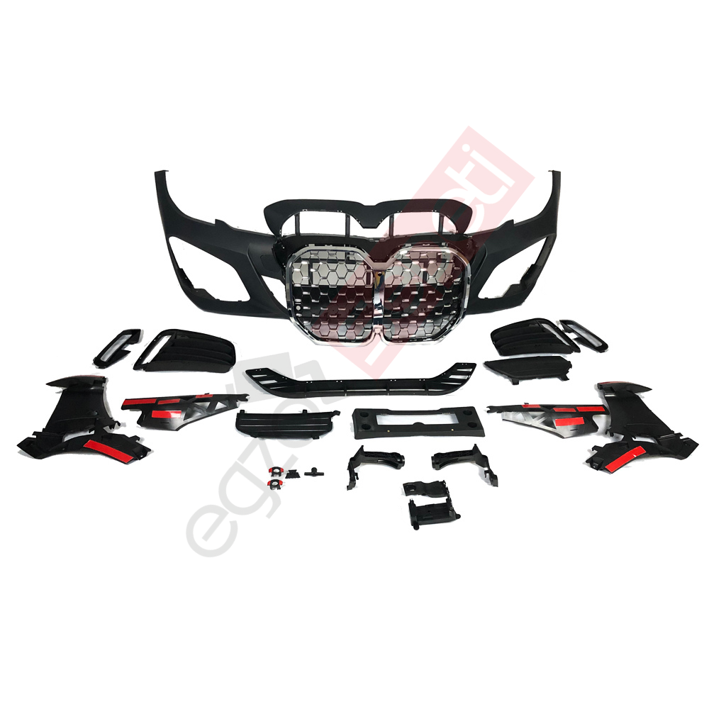 Bmw G20 Ön Tampon Krom Diamond Panjurlu M4 Look