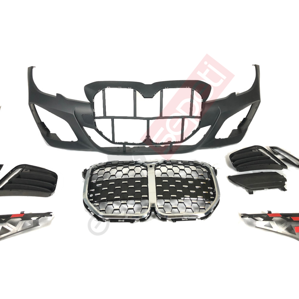 Bmw G20 Ön Tampon Krom Diamond Panjurlu M4 Look