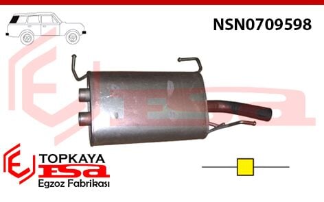 Nissan Pathfinder 3.3 Se Orta Susturucu 1998 > ...