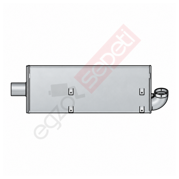 Mercedes Actros Egzoz Susturucu, E3, 9484900201 Alusi, Tip:I,