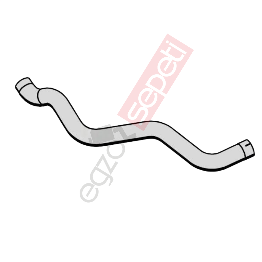 Man TGL Boru, Egzoz Çıkış, E3, 81152040541 Man TGL Ø101,6 Alusi,