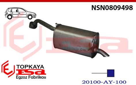 Nissan Micra 1.0İ / 1.2İ / 1.4İ 1.5 Dci Hb 16V Arka Susturucu Borulu 2002 > ...