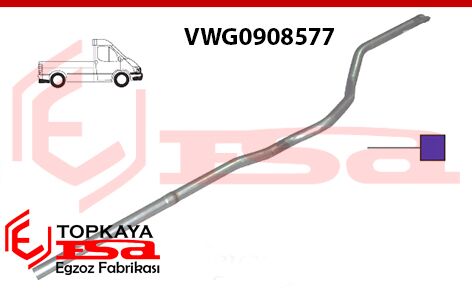 Volkswagen Volt Crafter Kamyonet Çıkış Borusu 2007 >…