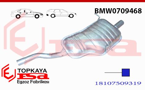 Bmw E46 3.18İ 2.0 Arka Borulu Baskılı 2001 > 2005