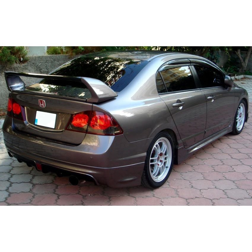 Honda Civic FD6 Mugen RR Tek Çıkış Arka Tampon Eki