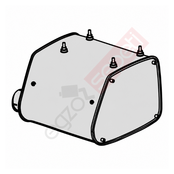 Man F2000 Egzoz Susturucu, E3, 81151010341 Alusi, Tip:U,