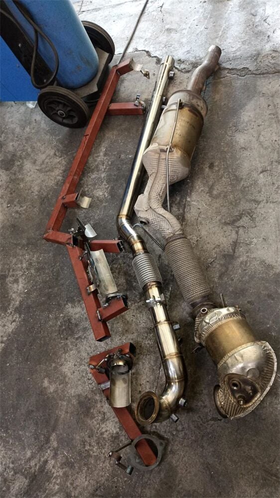VW Caravelle 150 Hp 2.0 Dizel Downpipe