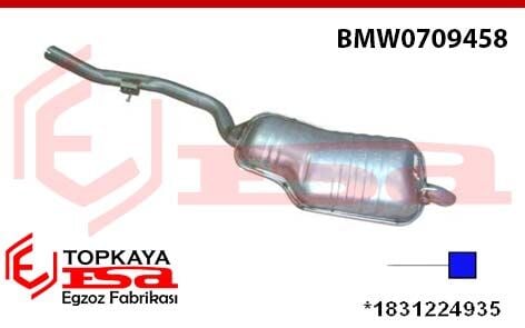Bmw E46 3.20 / 3.18 Td Arka Borulu Baskılı Sedan / Sw Sol Bağl.