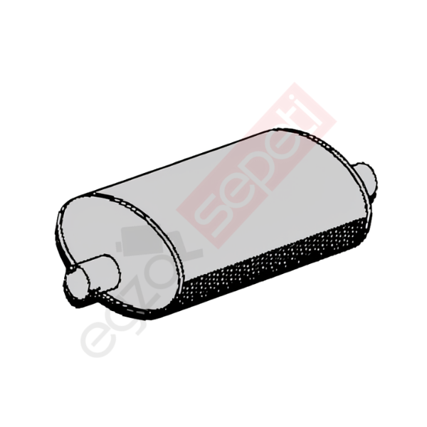 Iveco Eurocargo Egzoz Susturucu, E3, 98426343 Alusi, Tip:I,