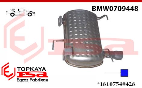 Bmw E90 / E91 3.18 / 3.20 N46 Arka Borulu Baskılı 2005 > 2012