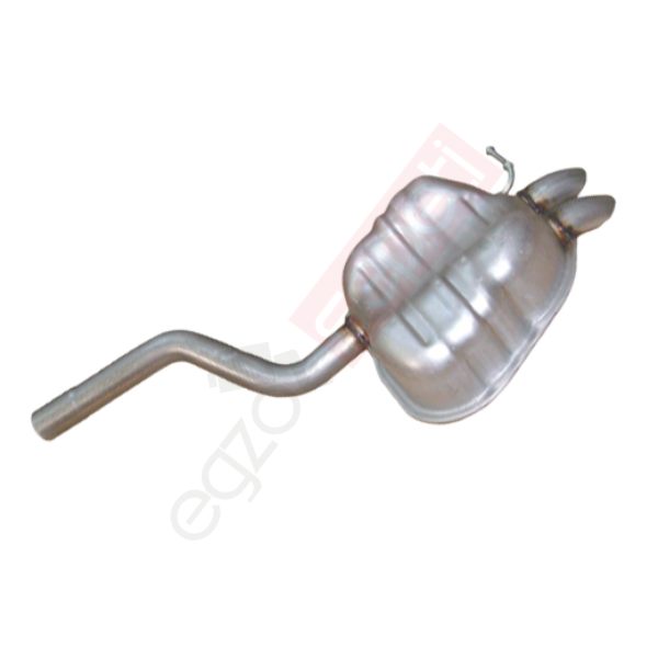 Volkswagen Jetta 3 1.9 / 2.0 Tdi Arka Susturcu Borulu Baskılı Tek Çıkış 2005 / 2010