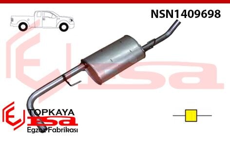 Nissan Navara 2.5 Td Çift Kabin Orta Susturucu Borulu 2006 > …