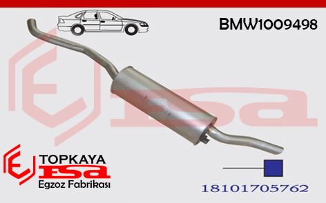 Bmw 5.20İ Arka Susturucu Borulu E34 1988 > 1990
