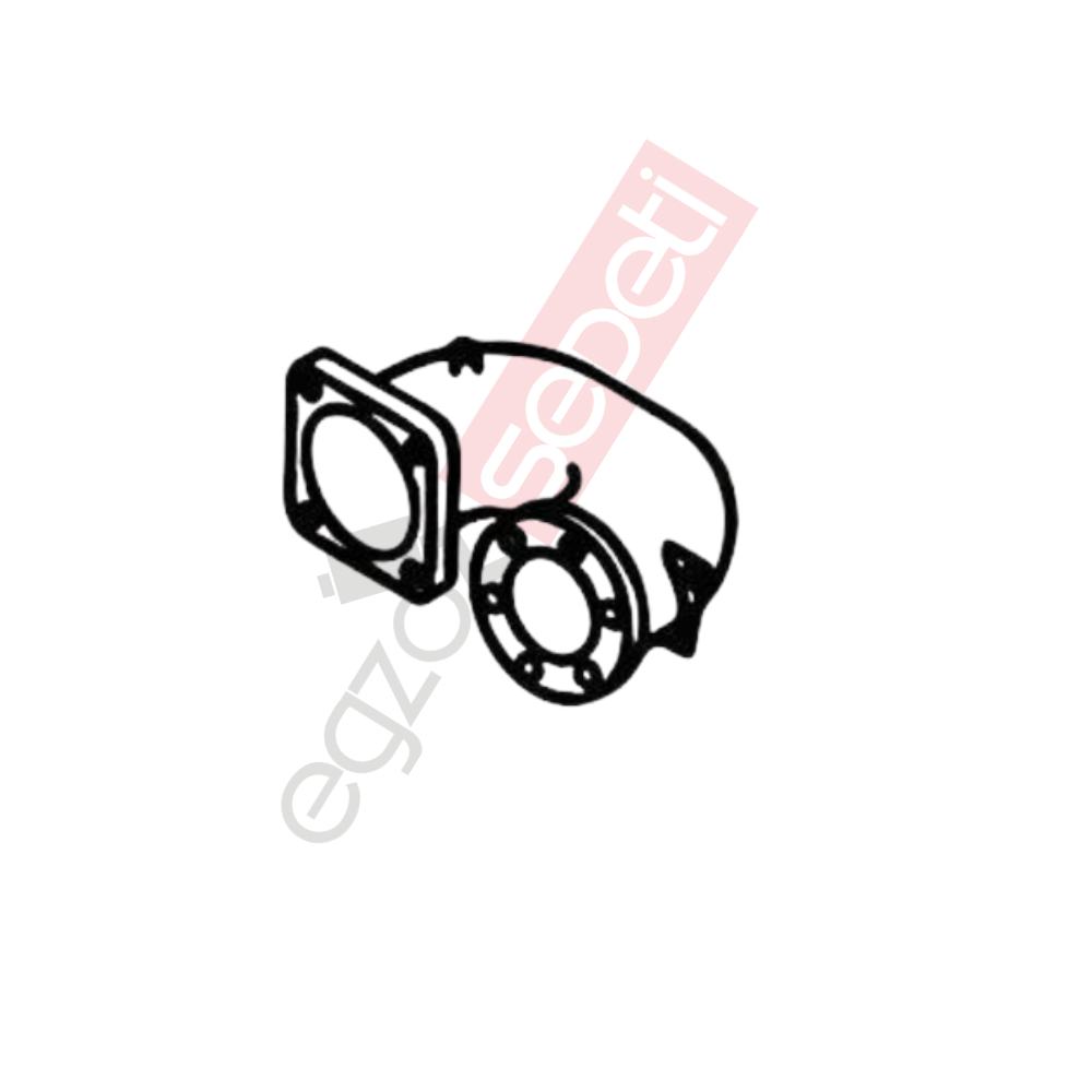 Daf Boru, Egzoz Ön, E3, 1292569 Daf XF95 Döküm