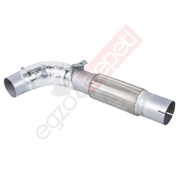 Renault FR1 Boru, Egzoz Ön, E2, 5010265293 Ø110 Alusi, Flexli, İzolasyonlu,
