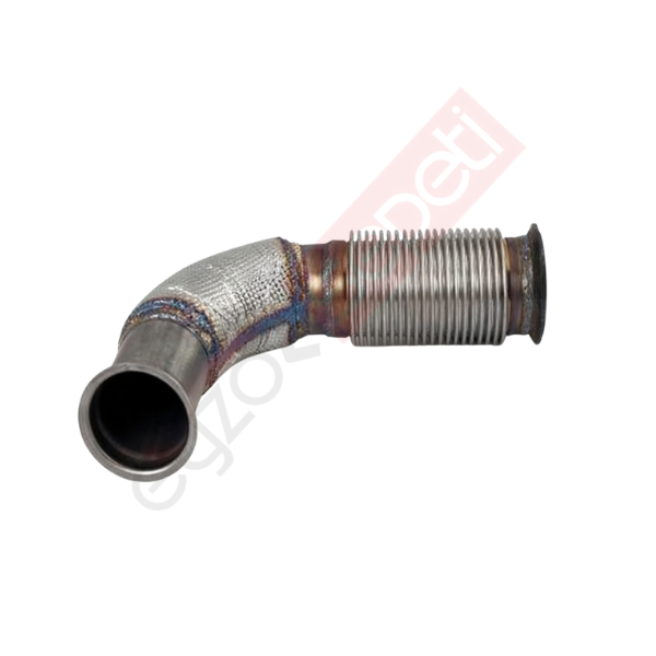 Daf Boru, Egzoz Ön, E4, 1702168 Ø88,9 Inox, Flexli (Körük), İzolasyonlu,