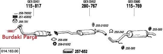 PEUGEOT EGZOZ MANİFOLT CONTASI