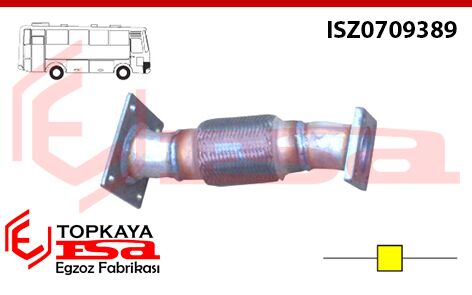 Isuzu Turkuaz Mıdıbus Spiralli Ön Ara Boru 2005 > …