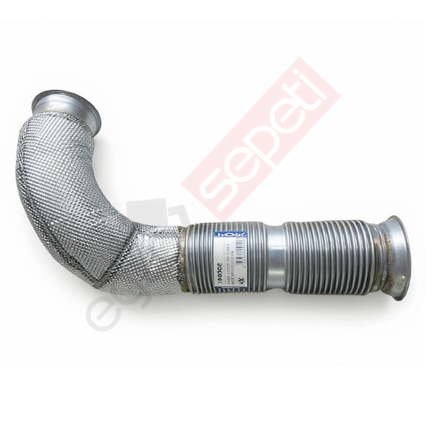 Daf Boru, Egzoz Ön, E6, 2182524 Ø101,6 Inox, Flexli, İzolasyonlu,