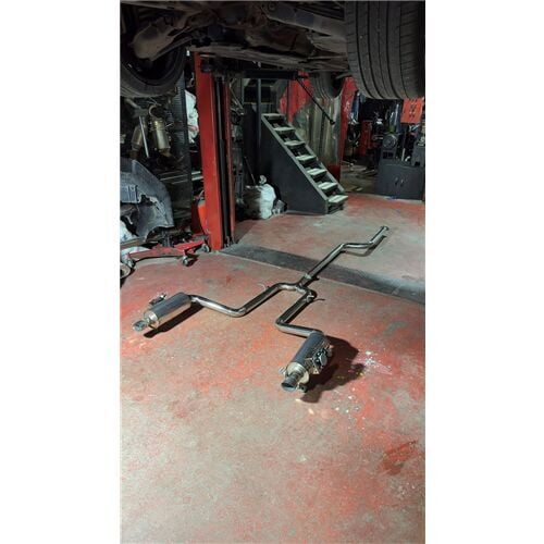 Mercedes CLE Çift Varex Komple Krom 60 mm