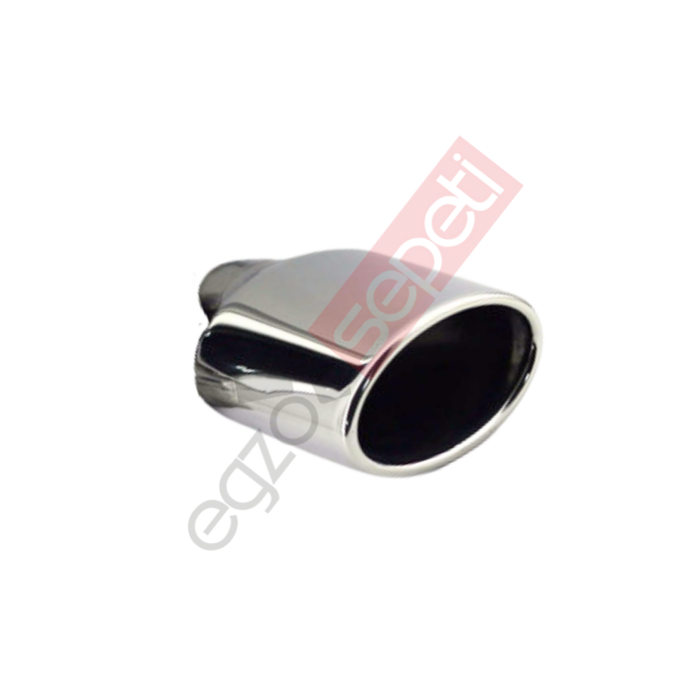 Opel İnsignia Krom Egzoz Ucu Sağ Taraf 304 Kalite Oval Çap Ölçüsü 60x100mm