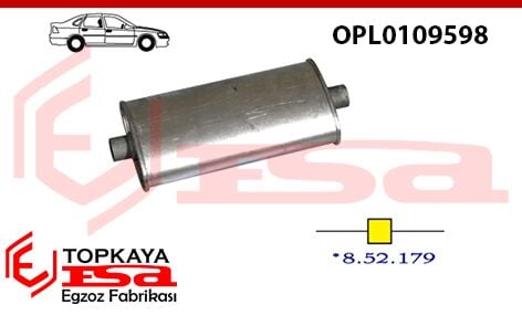 Opel Ascona (C) Orta Susturucu 1.3 / 1.8 Uzun 1981 > 1988