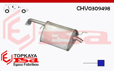 Chevrolet Lacetti 1.6 Arka Susturucu Borulu 2004>…