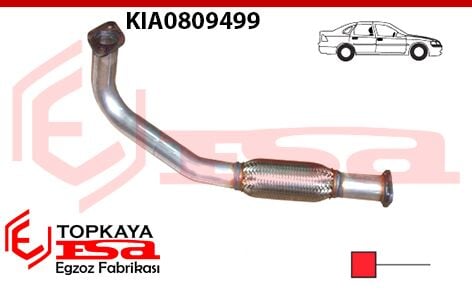 Kia Cerato 1.5 Dsl Spiralli Ön Boru 100 Hp 2006 >…