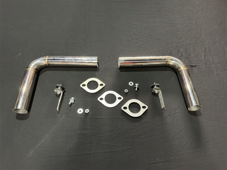 Cupra Terramar Sag Ve Sol Egzoz Çıkışlarını Aktif Etmek İçin Özel Üretim Krom Boru, Flans Sistemi Ve Bağlantı Ekipmanları
