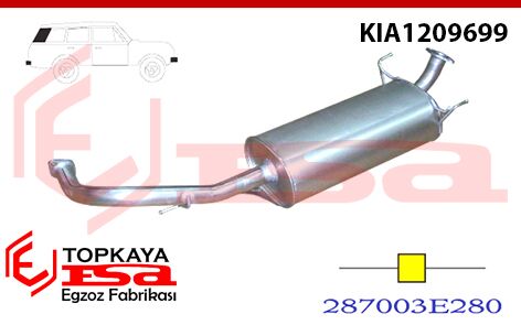 Kia Sorento 2.5 Crdı 170 Hp Orta Susturucu Borulu 2006 > 2011