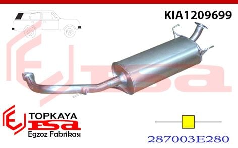 Kia Sorento 2.5 Crdı 170 Hp Orta Susturucu Borulu 2006 > 2011