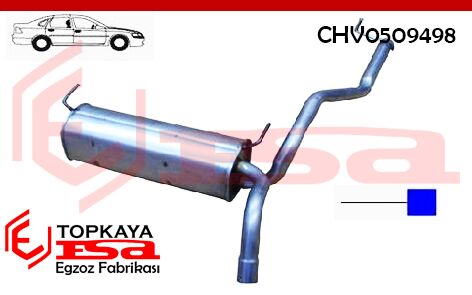 Chevrolet Cruse 1.6 Ls Arka Susturucu Borulu 2009>…