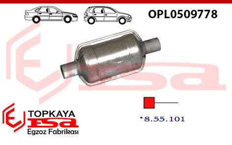 Opel Vectra B 1.6İ / 2.0İ Ön Susturucu 1995 > 2000