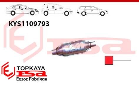 Katalitik Konverter Yerine Baskılı Susturucu Üniversal Ф51 Mm