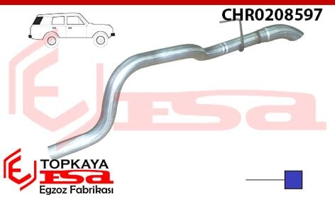 Chrysler Cherokee 3.1 Td Çıkış Borusu 2001-2004