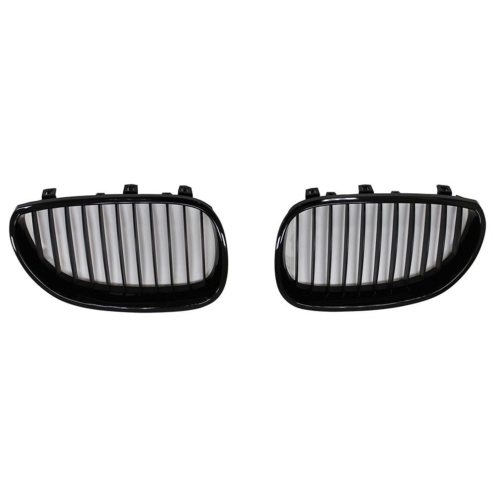 E60 PARLAK ÇERÇEVE-MAT SİYAH ÇITA PANJUR SETİ