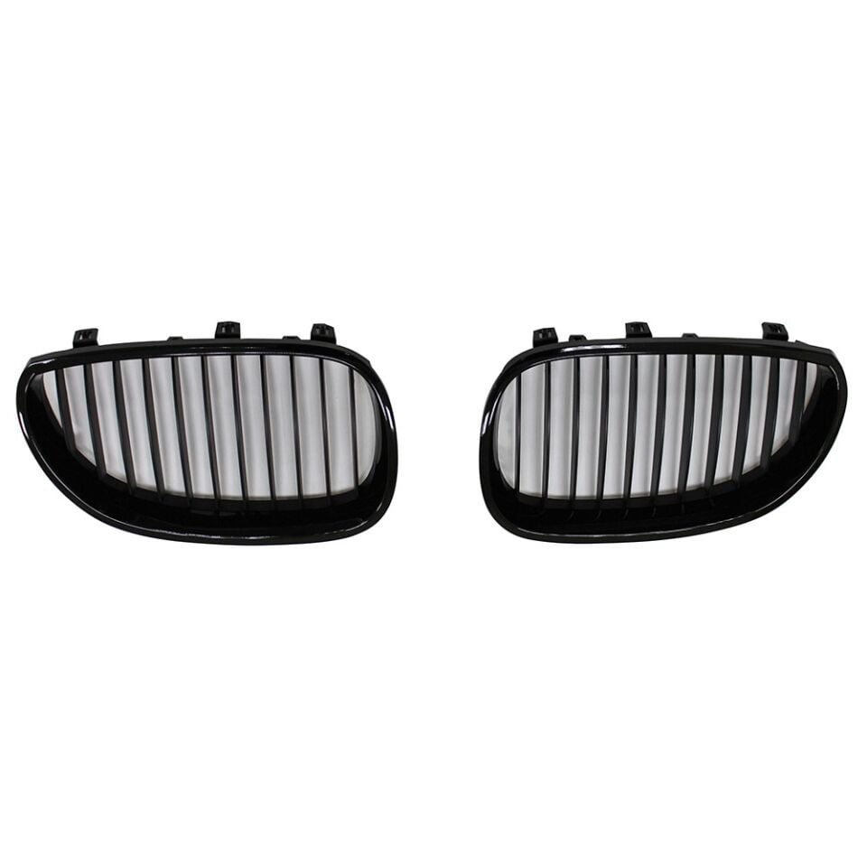 E60 PARLAK ÇERÇEVE-MAT SİYAH ÇITA PANJUR SETİ