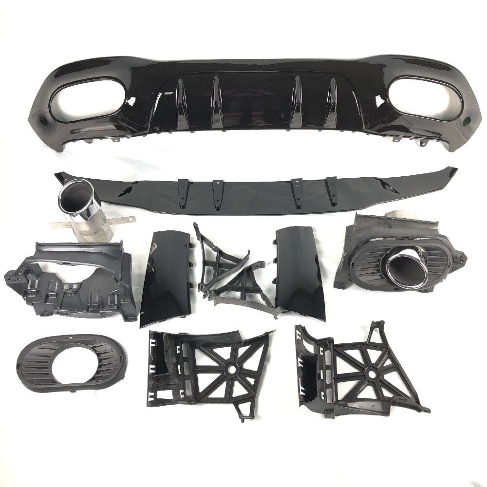 W177 DİFÜZÖR A35 KROM EGSOZ UCU 4D