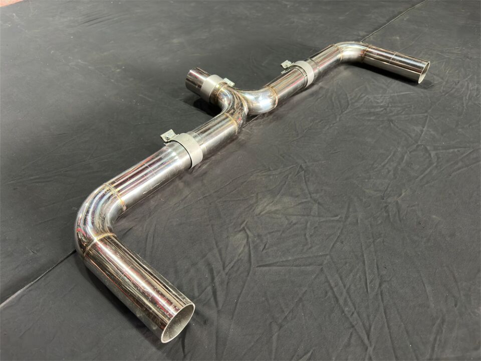 Audi A3 Parlak Krom Ayarlı Arka Y Pipe