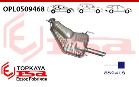 Opel Vectra B Arka 2.0 Dsl Baskılı 1996 > 2002