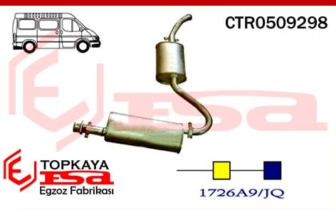 Citroen Jumper 1 Arka Orta Susutucu 1.9 / 2.5 / 2.8 Td 1994 > 2002