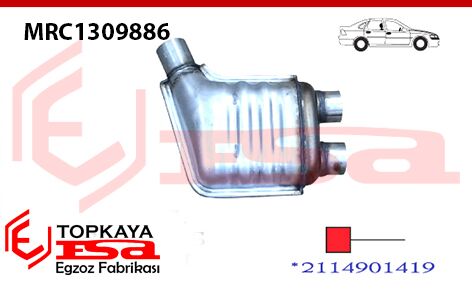 Mercedes E270 Cdi Orta Katalitik Konverter Yerine Susturucu Baskılı 2002 > …