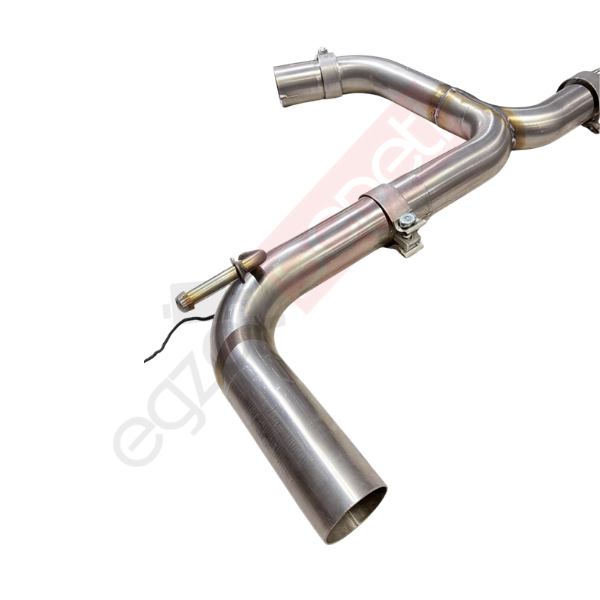 Audi A3 1.5 Mat Krom Ayarlı Arka Y Pipe