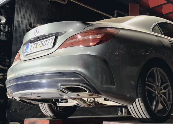Mercedes CLA180 1.5 Dizel Varex Ve Komple Krom 60 mm Borular