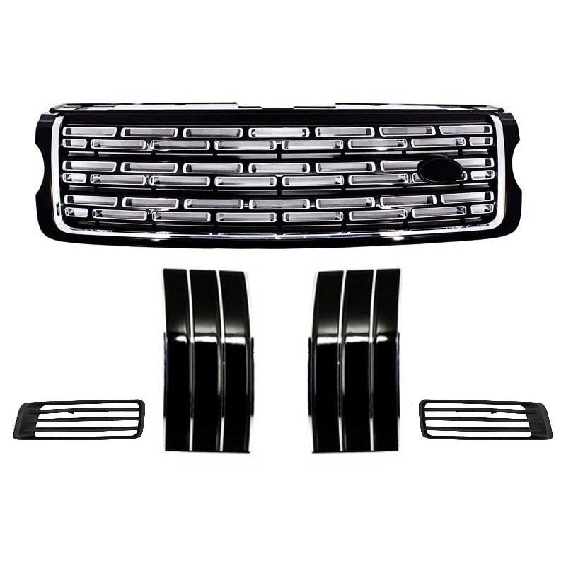 VOGUE PANJUR+ÇAMURLUK IZGARA SETİ 13'-ON SİYAH