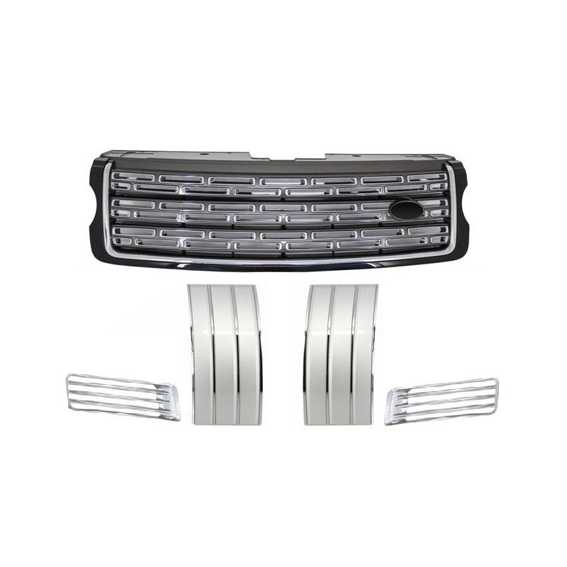 VOGUE PANJUR+ÇAMURLUK IZGARA SETİ 13'-ON GRİ