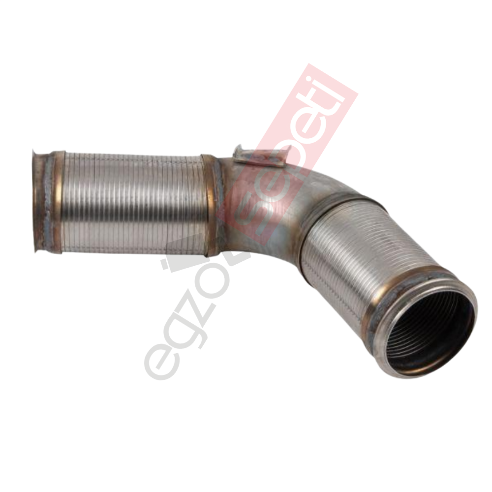 Scania Boru, Egzoz Ön, E6, 2442567 Scania P.G.R Ø127 Inox, Spiral (P),