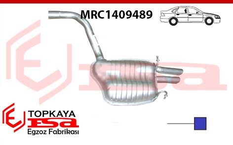 Mercedes C200 / C220 / C270 Cdi W204 Kasa Arka Susturucu Borulu 2010 > …