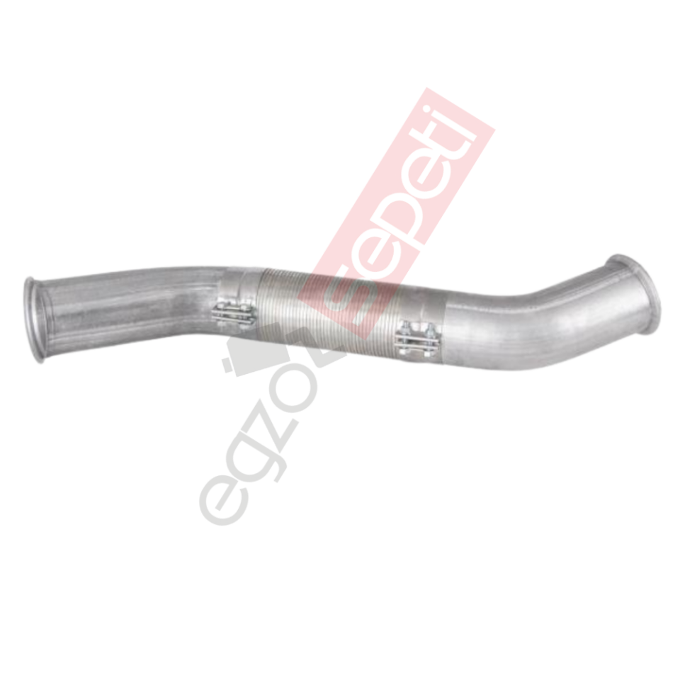 Daf XF95  Boru, Egzoz Ön, E3, 1629454 Daf XF95 Ø127 Alusi,