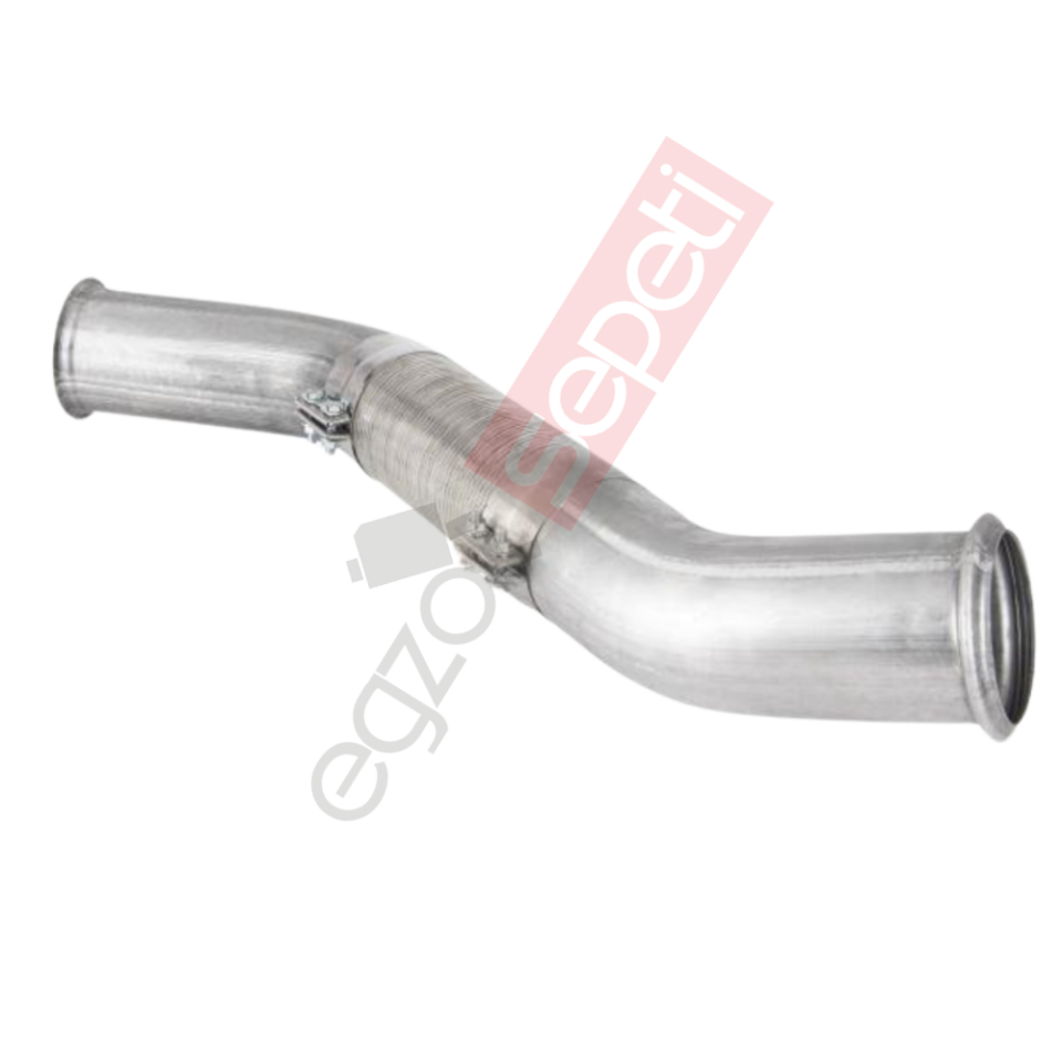 Daf XF95  Boru, Egzoz Ön, E3, 1629454 Daf XF95 Ø127 Alusi,